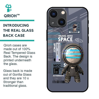 Space Travel Glass Case for iPhone 14 Plus