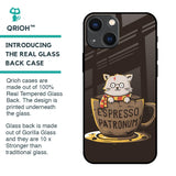 Tea With Kitty Glass Case For iPhone 14 Plus