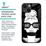 Girl Boss Glass Case For iPhone 14 Plus