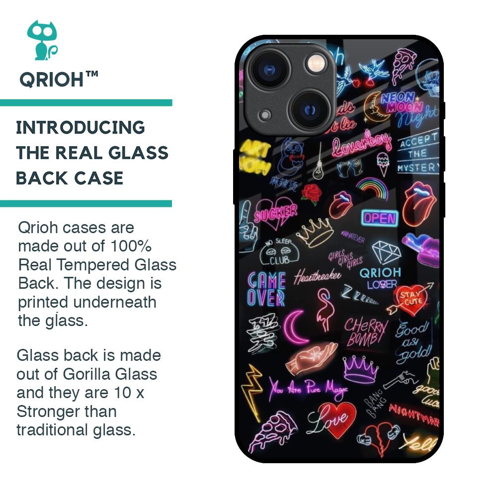 Accept The Mystery Glass Case for iPhone 14 Plus
