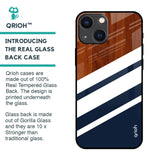 Bold Stripes Glass Case for iPhone 14 Plus