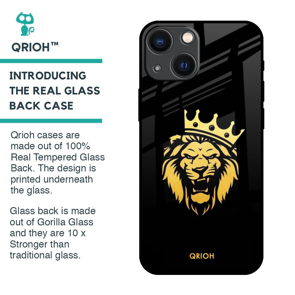 Lion The King Glass Case for iPhone 14 Plus