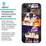 Anime Eyes Glass Case for iPhone 14 Plus