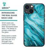Ocean Marble Glass Case for iPhone 14 Plus
