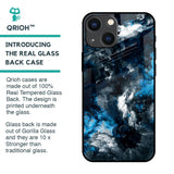 Cloudy Dust Glass Case for iPhone 14 Plus