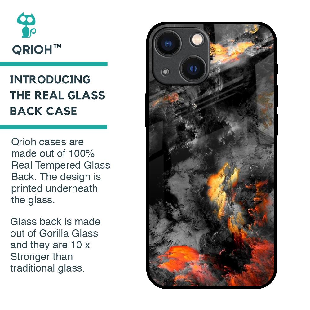 Lava Explode Glass Case for iPhone 14 Plus