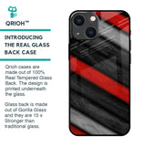 Soft Wooden Texture Glass Case for iPhone 14 Plus