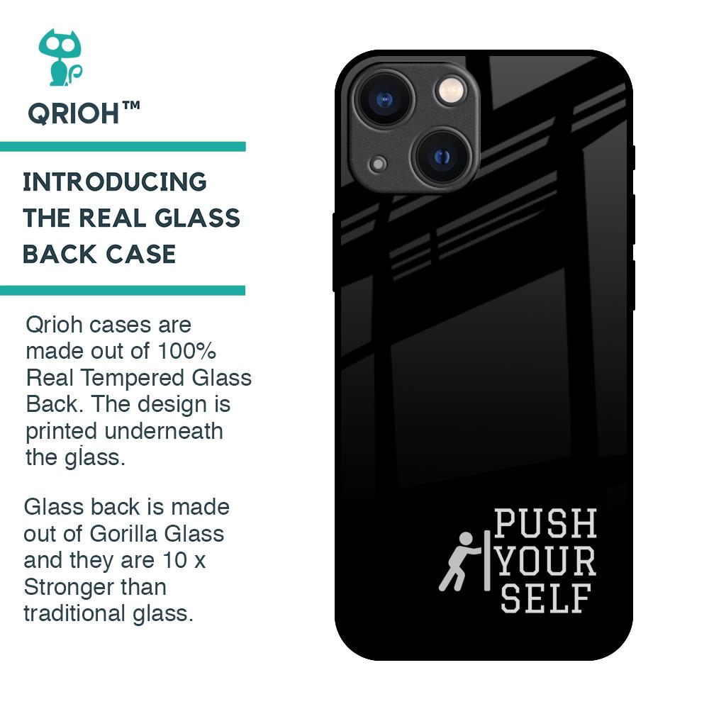 Push Your Self Glass Case for iPhone 14 Plus