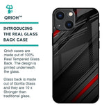 Modern Abstract Glass Case for iPhone 14 Plus