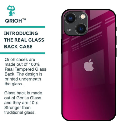 Pink Burst Glass Case for iPhone 14 Plus