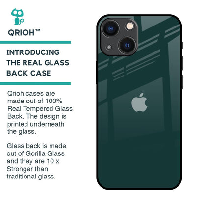 Olive Glass Case for iPhone 14 Plus
