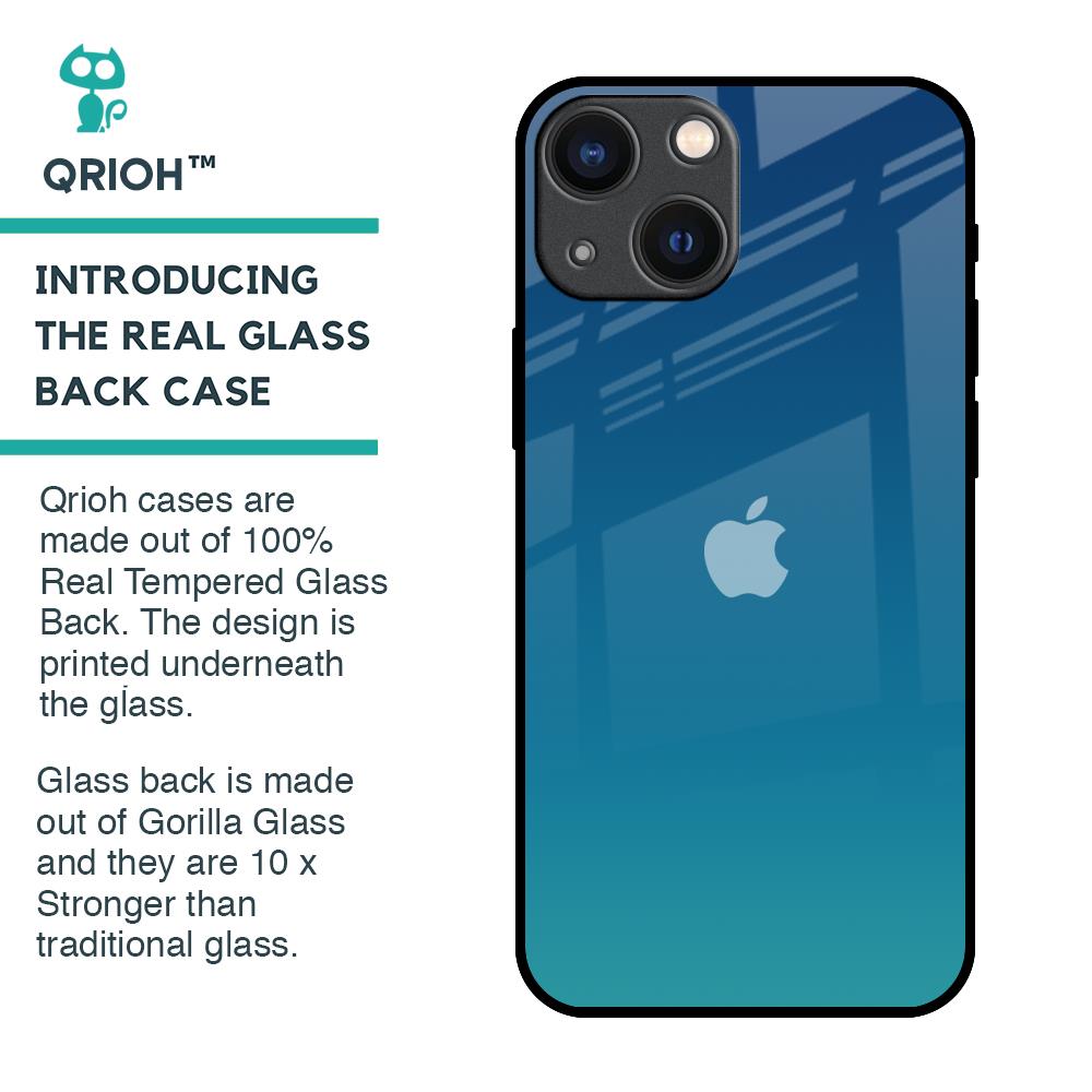 Celestial Blue Glass Case For iPhone 14 Plus