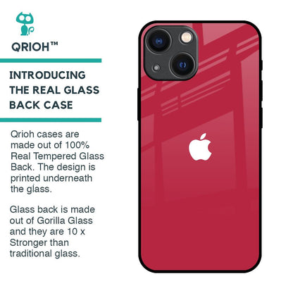 Solo Maroon Glass case for iPhone 14 Plus