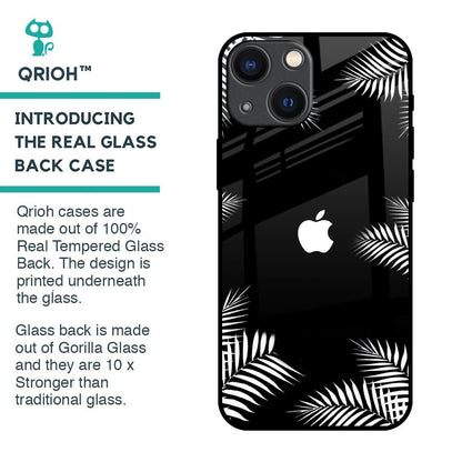 Zealand Fern Design Glass Case For iPhone 14 Plus