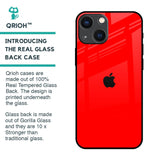 Blood Red Glass Case for iPhone 14 Plus