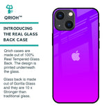 Purple Pink Glass Case for iPhone 14 Plus