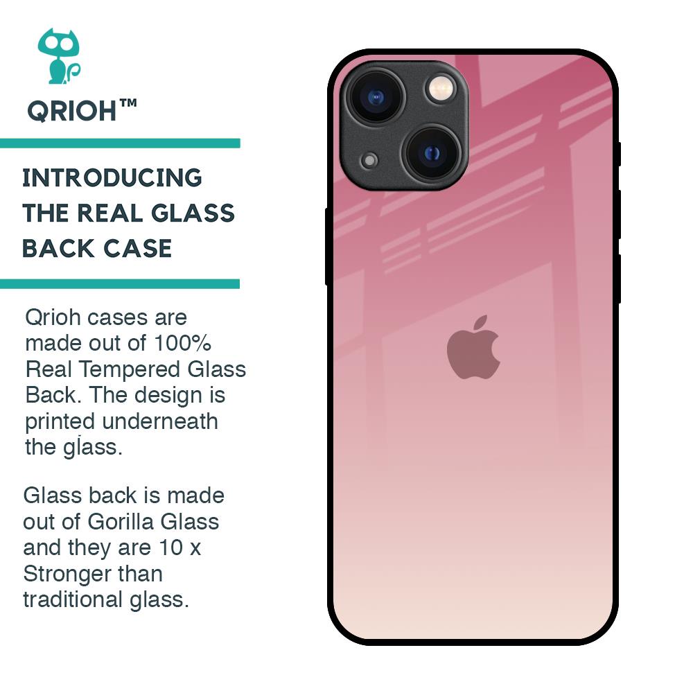 Blooming Pink Glass Case for iPhone 14 Plus