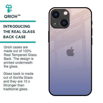 Rose Hue Glass Case for iPhone 14 Plus