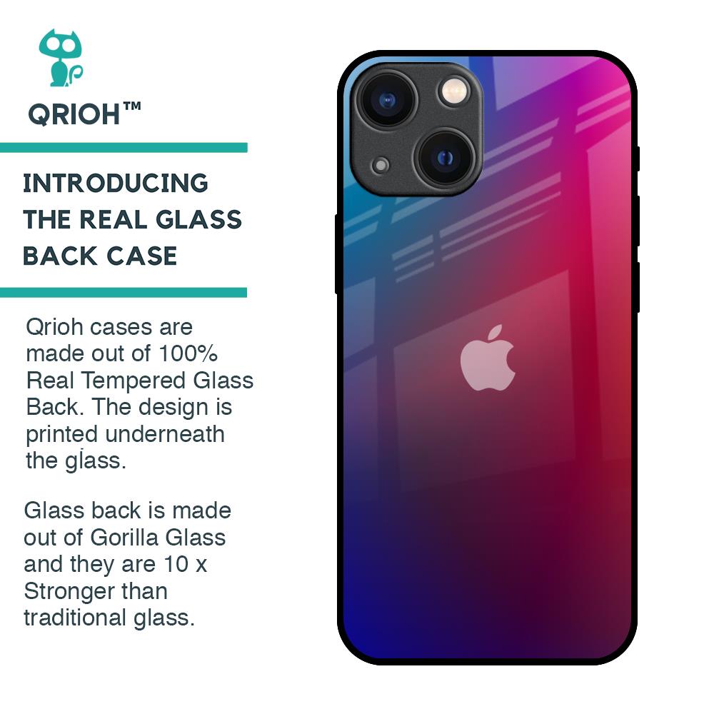 Magical Color Shade Glass Case for iPhone 14 Plus