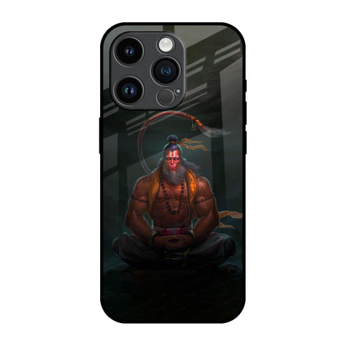 Lord Hanuman Animated iPhone 14 Pro Glass Back Cover Online