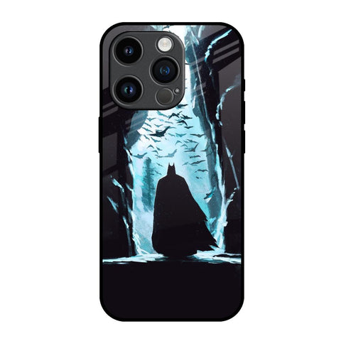 Dark Man In Cave iPhone 14 Pro Glass Back Cover Online