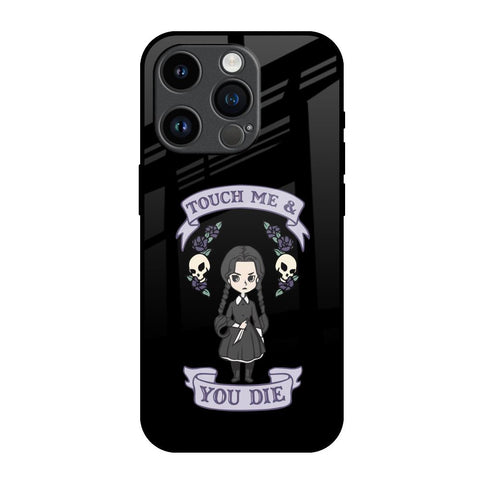 Touch Me & You Die iPhone 14 Pro Glass Back Cover Online