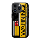 Aircraft Warning iPhone 14 Pro Glass Back Cover Online