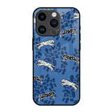 Blue Cheetah iPhone 14 Pro Glass Back Cover Online