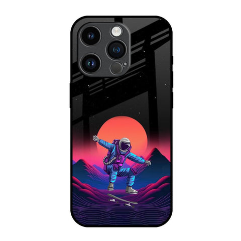 Retro Astronaut iPhone 14 Pro Glass Back Cover Online