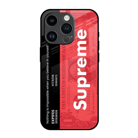 Supreme Ticket iPhone 14 Pro Glass Back Cover Online