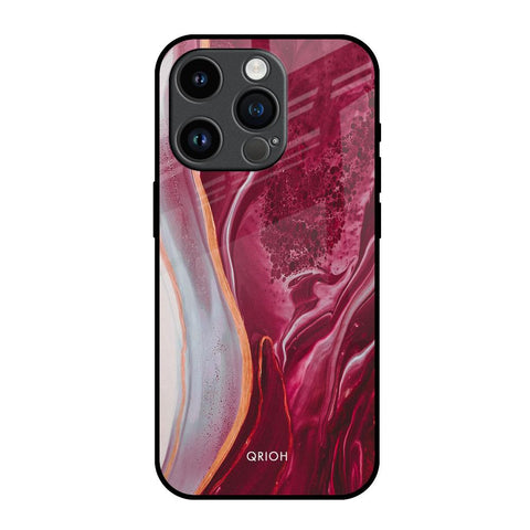 Crimson Ruby iPhone 14 Pro Glass Back Cover Online