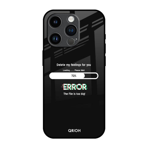 Error iPhone 14 Pro Glass Back Cover Online