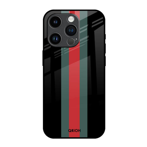 Vertical Stripes iPhone 14 Pro Glass Back Cover Online