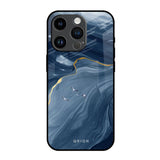 Deep Ocean Marble iPhone 14 Pro Glass Back Cover Online