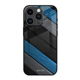 Multicolor Wooden Effect iPhone 14 Pro Glass Back Cover Online