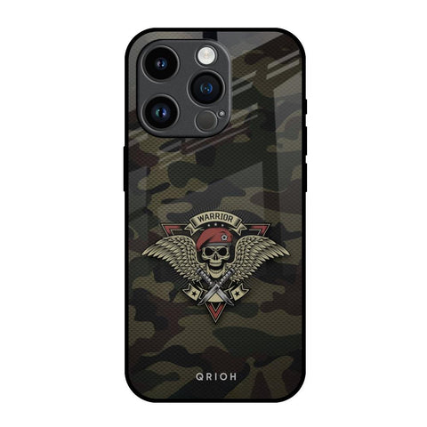 Army Warrior iPhone 14 Pro Glass Back Cover Online