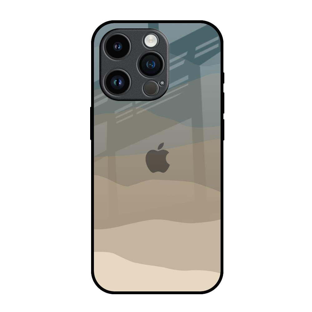 Abstract Mountain Pattern iPhone 14 Pro Glass Back Cover Online