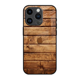 Wooden Planks iPhone 14 Pro Glass Back Cover Online
