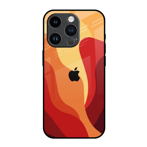 Magma Color Pattern iPhone 14 Pro Glass Back Cover Online