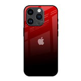 Maroon Faded iPhone 14 Pro Glass Back Cover Online