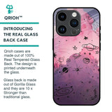 Space Doodles Glass Case for iPhone 14 Pro