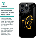 Luxury Fashion Initial Glass Case for iPhone 14 Pro