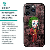 Joker Cartoon Glass Case for iPhone 14 Pro