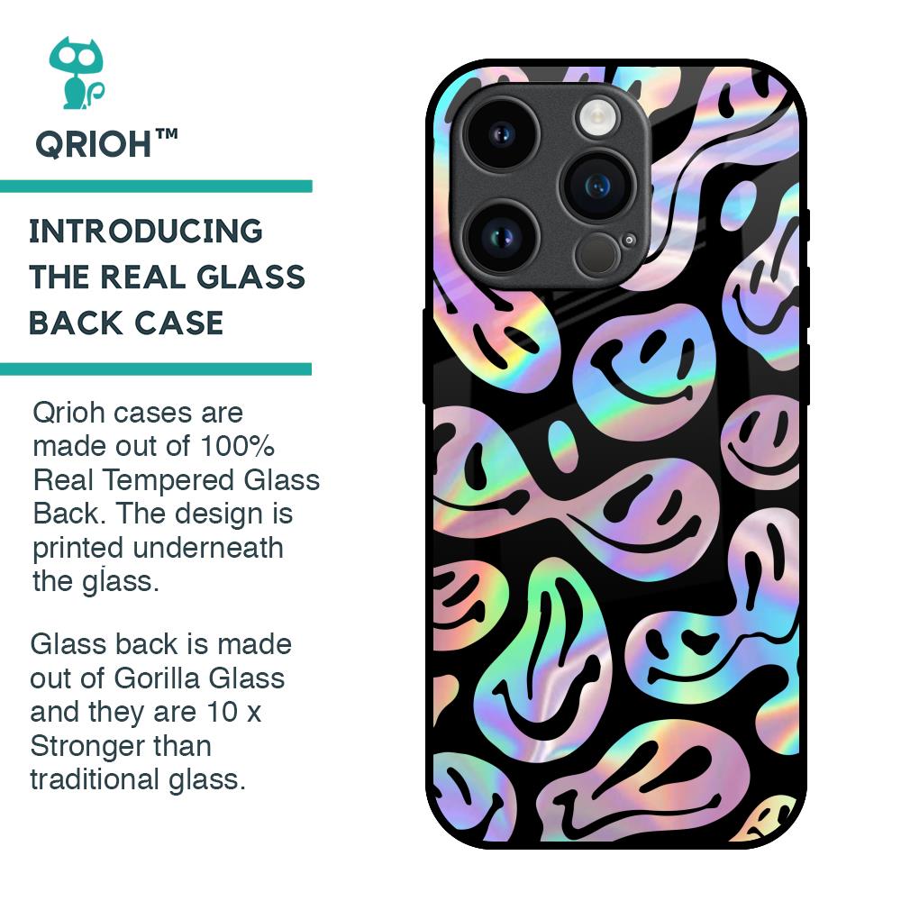 Acid Smile Glass Case for iPhone 14 Pro