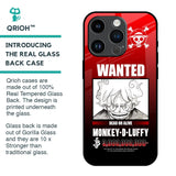 Luffy Wanted Glass Case for iPhone 14 Pro