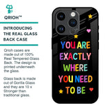 Magical Words Glass Case for iPhone 14 Pro