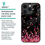 Heart Rain Fall Glass Case For iPhone 14 Pro