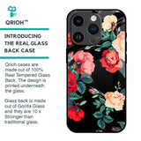 Floral Bunch Glass Case For iPhone 14 Pro