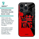 I Am A King Glass Case for iPhone 14 Pro