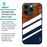 Bold Stripes Glass Case for iPhone 14 Pro